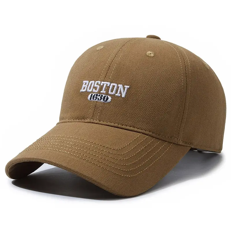 Boston Embroidered Women's Red Baseball Cap - Image 9