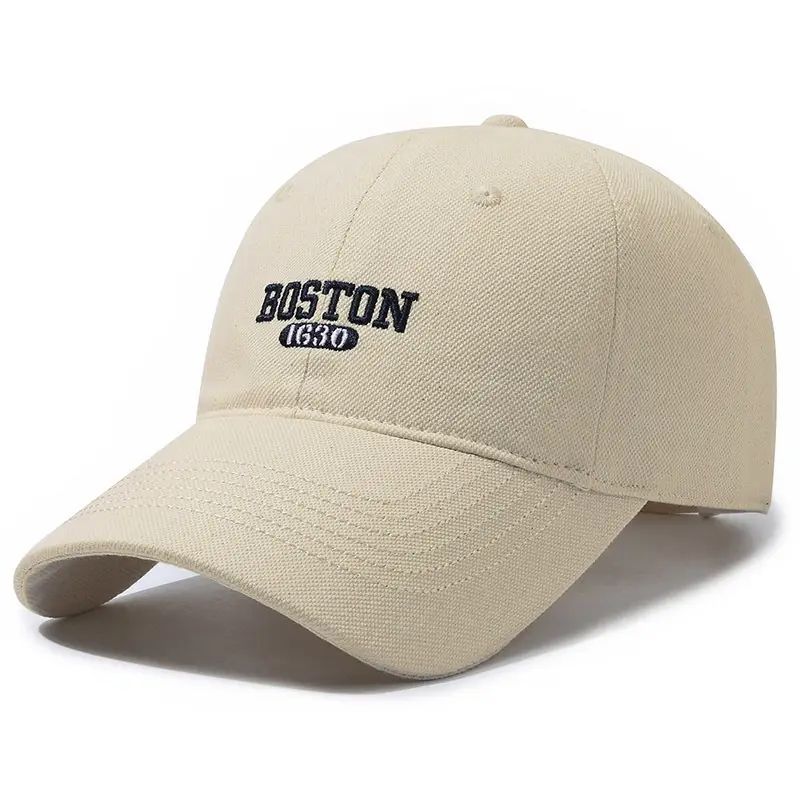 Boston Embroidered Women's Red Baseball Cap - Image 6