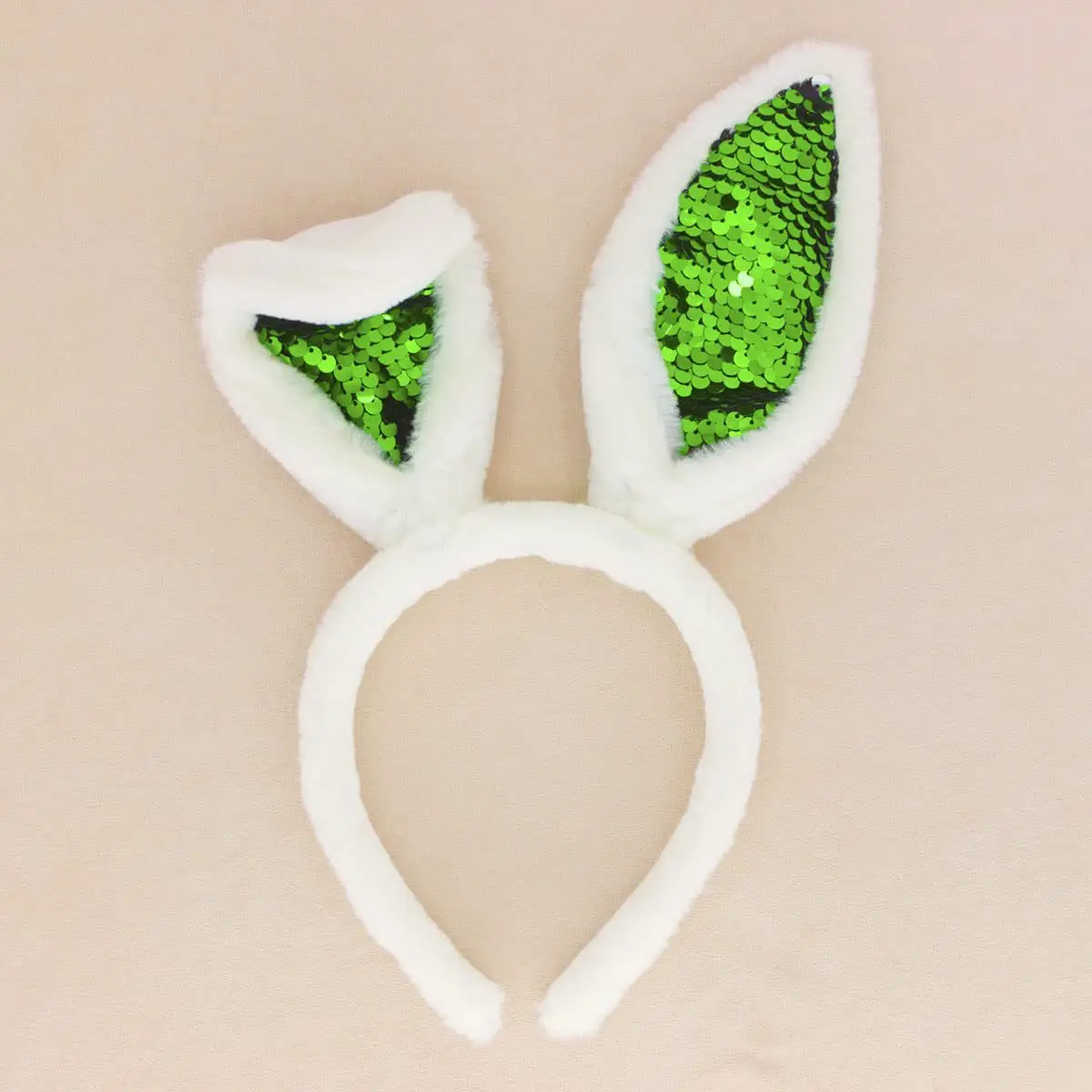 Pink Rabbit Ears Headband Set 3-Piece plush bunny accessory — feature 12