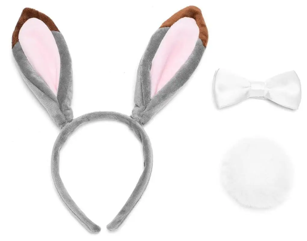 Pink Rabbit Ears Headband Set 3-Piece plush bunny accessory — feature 20