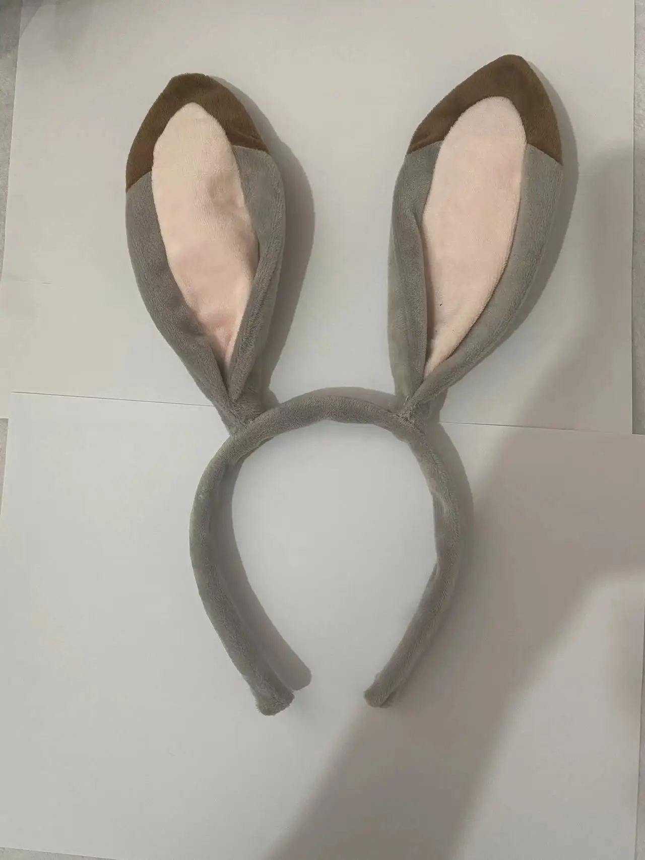 Pink Rabbit Ears Headband Set 3-Piece plush bunny accessory - Image 9