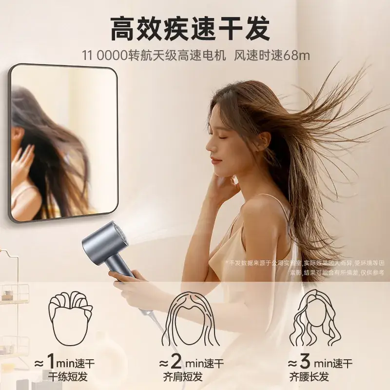 Cross-Border Hair Dryer with 500ml Battery & 110,000 Rpm - Image 3