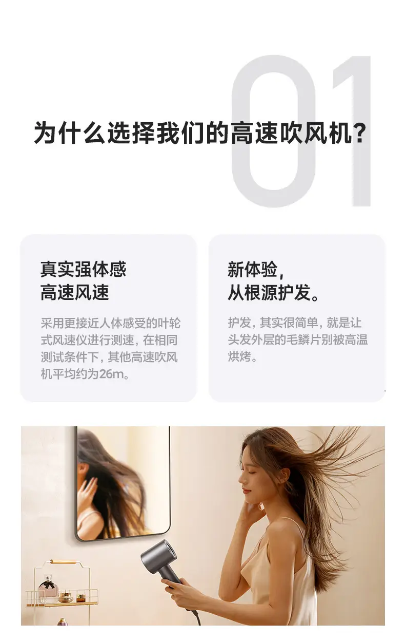 Cross-Border Hair Dryer with 500ml Battery & 110,000 Rpm — feature 4