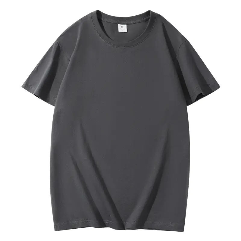Men Cotton T-Shirt Black Loose Half Sleeve Summer - Image 13