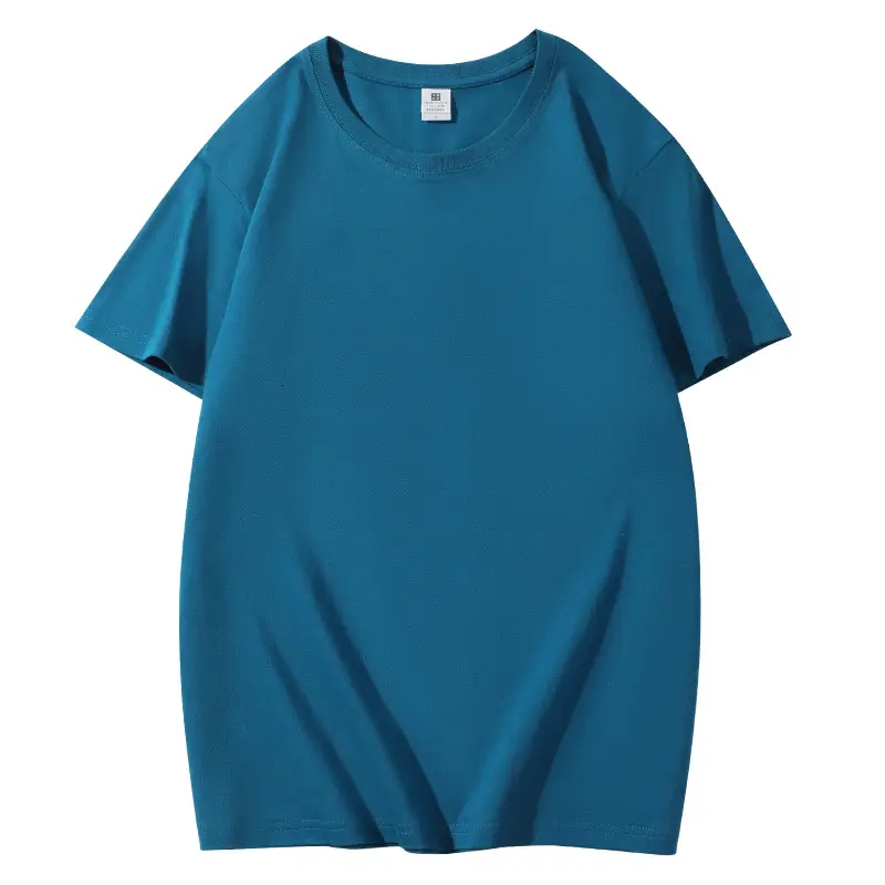 Men Cotton T-Shirt Black Loose Half Sleeve Summer - Image 14