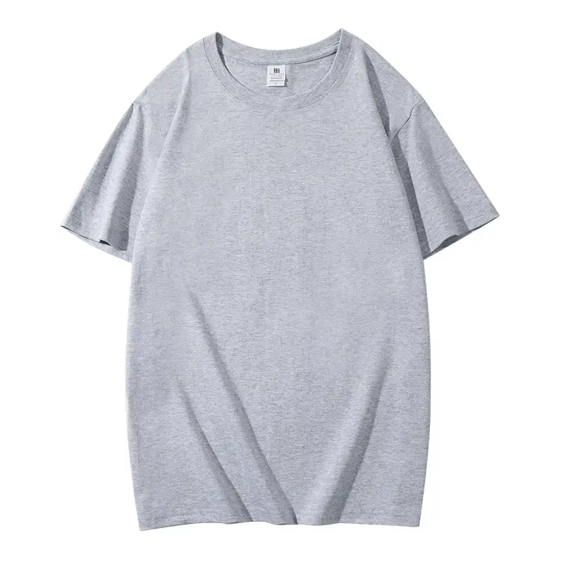 Men Cotton T-Shirt Black Loose Half Sleeve Summer - Image 9