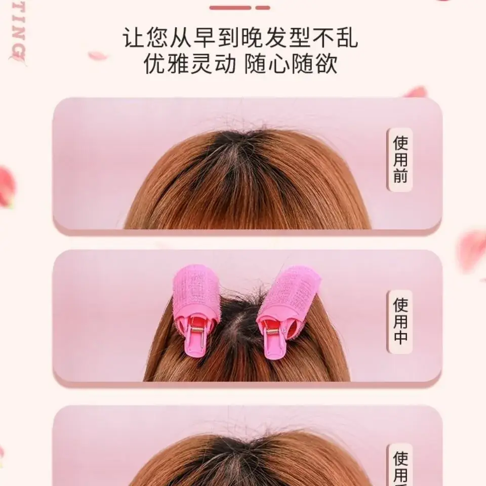 Air Bangs Curling Hair Clip with 8-Character Roll - Image 5