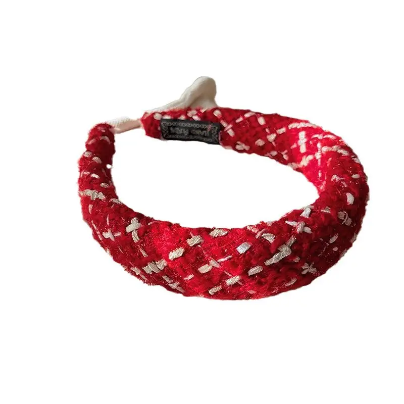Red High-Skull New Year Hairband for Women - Image 6