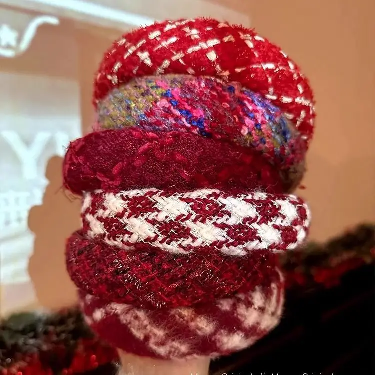 Red High-Skull New Year Hairband for Women — feature 12