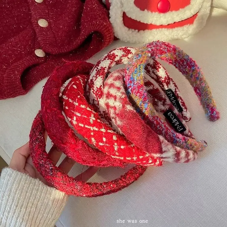 Red High-Skull New Year Hairband for Women — feature 13
