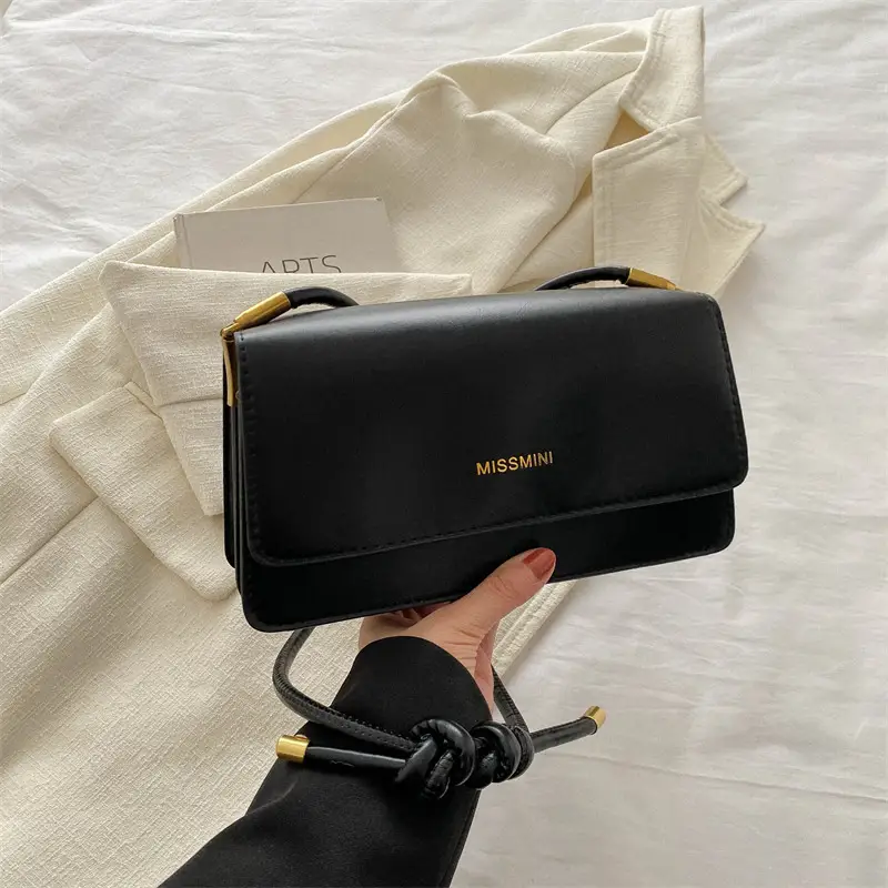 2024 Winter Niche Shoulder Messenger Bag Beige - Image 2