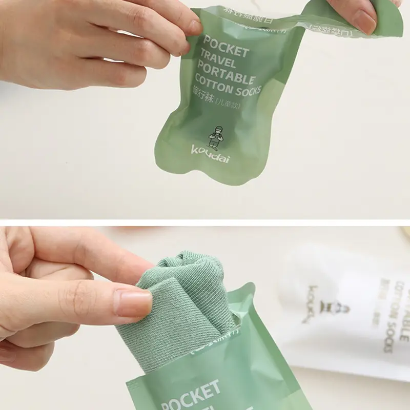 Travel Children Disposable Socks Short Socks Summer Thin Breathable Cotton Socks Low-Helping Girls Boys Primary School Students