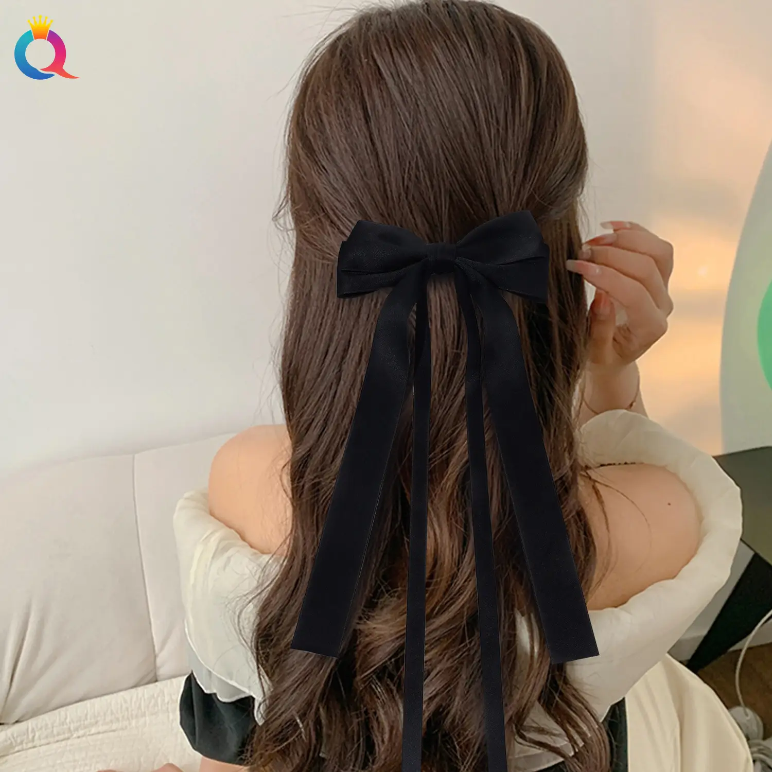 Pink Bow Ribbon Hairpin for Girls — feature 16