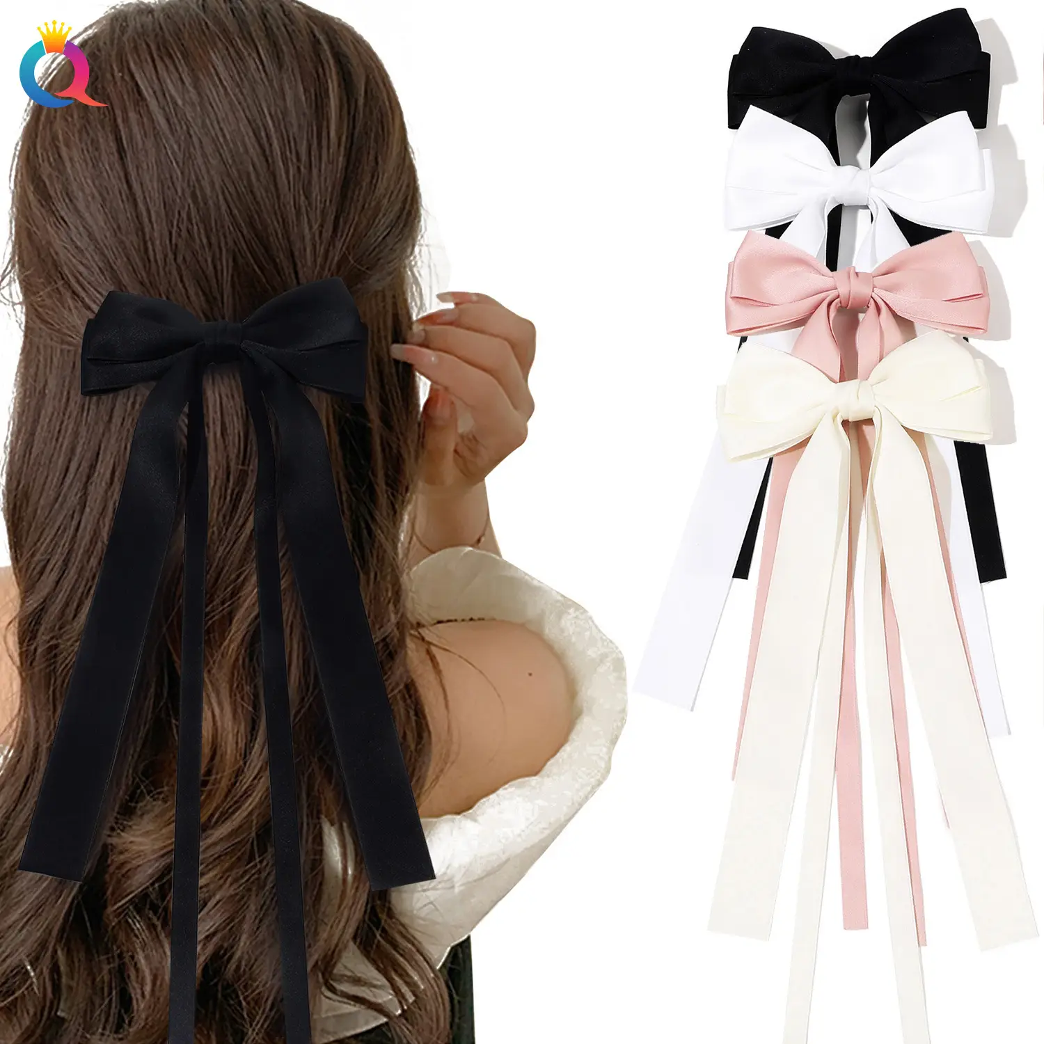 Pink Bow Ribbon Hairpin for Girls — feature 20