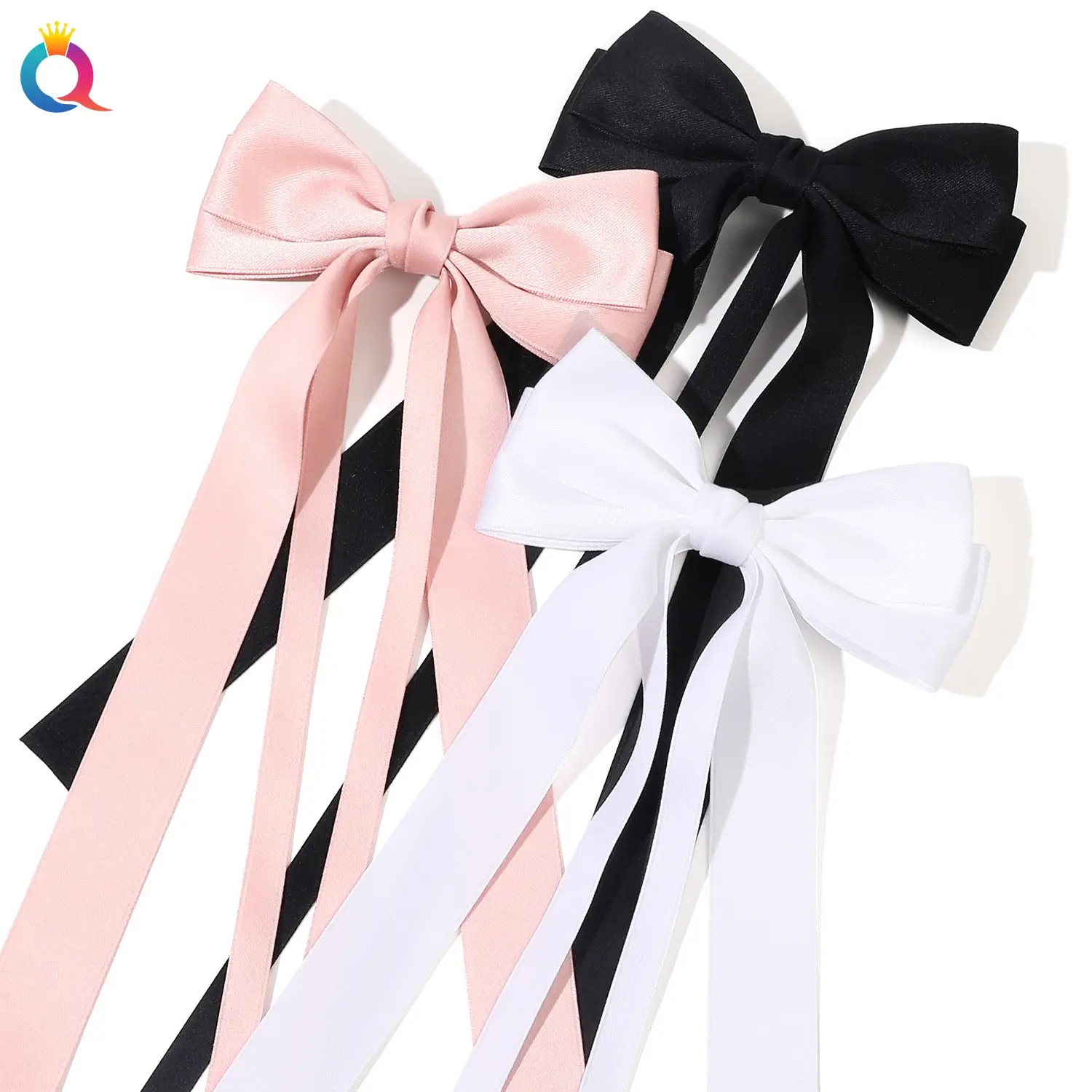 Pink Bow Ribbon Hairpin for Girls — feature 21