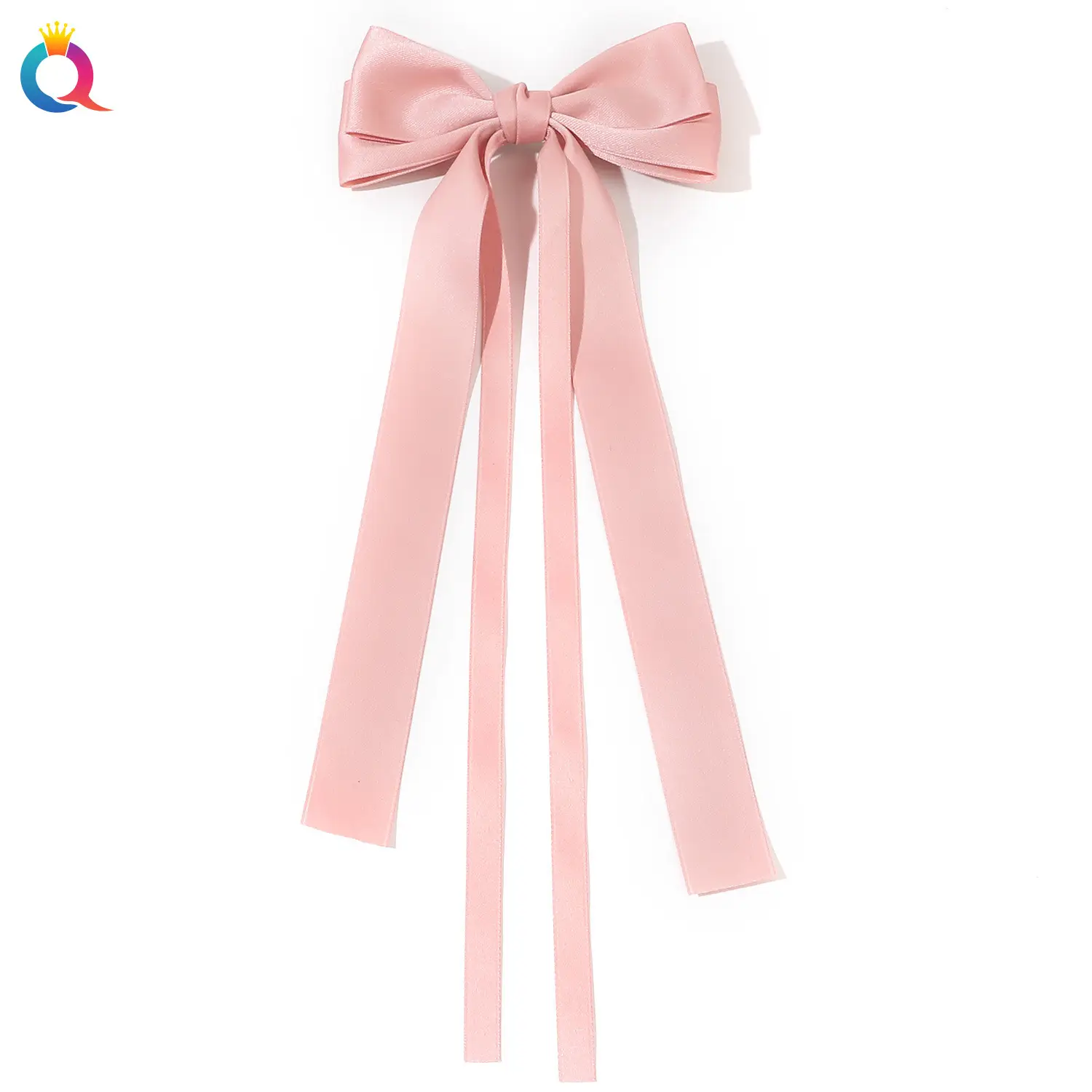 Pink Bow Ribbon Hairpin for Girls - Image 4