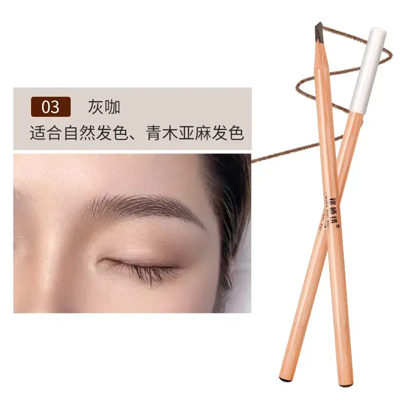 Waterproof Eyebrow Pencil for Teachers Non-Blooming Long Lasting - Image 3