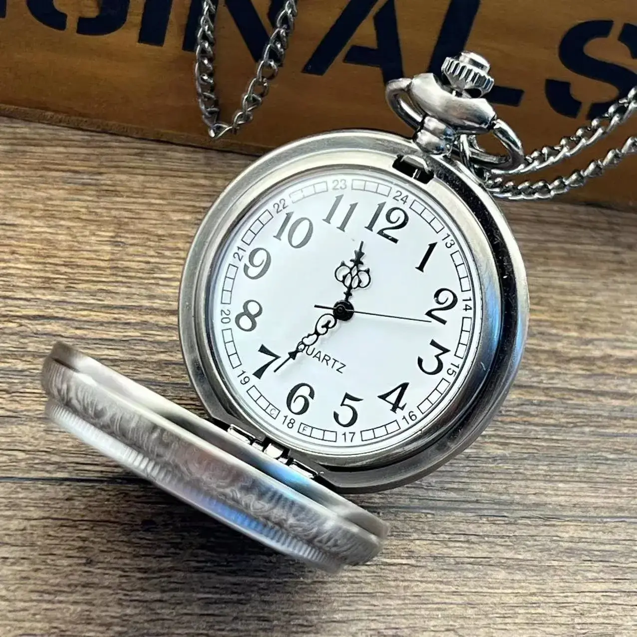 New Cross-Border Pocket Watch with 12 Constellation Embellishment - Image 4
