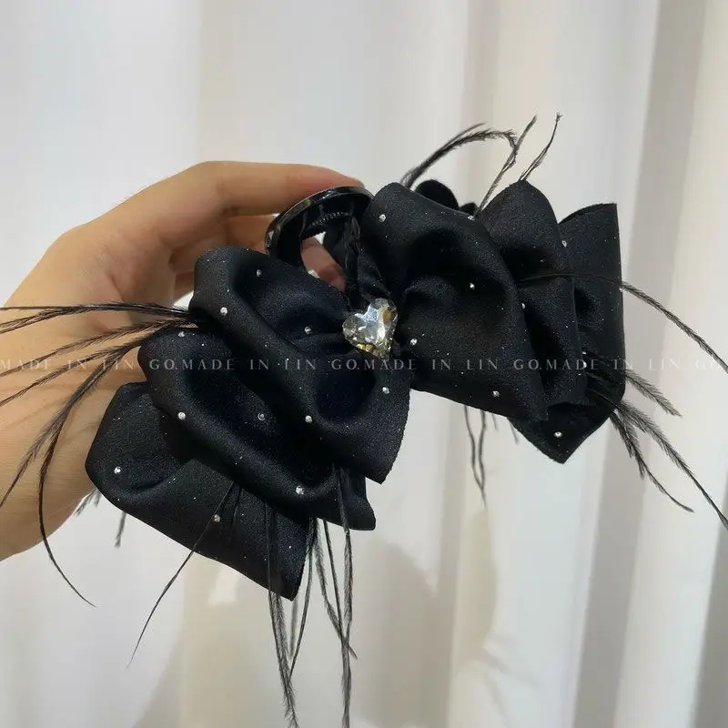 Black Butterfly Hairpin Bow Clip Back Head Accessories — feature 10