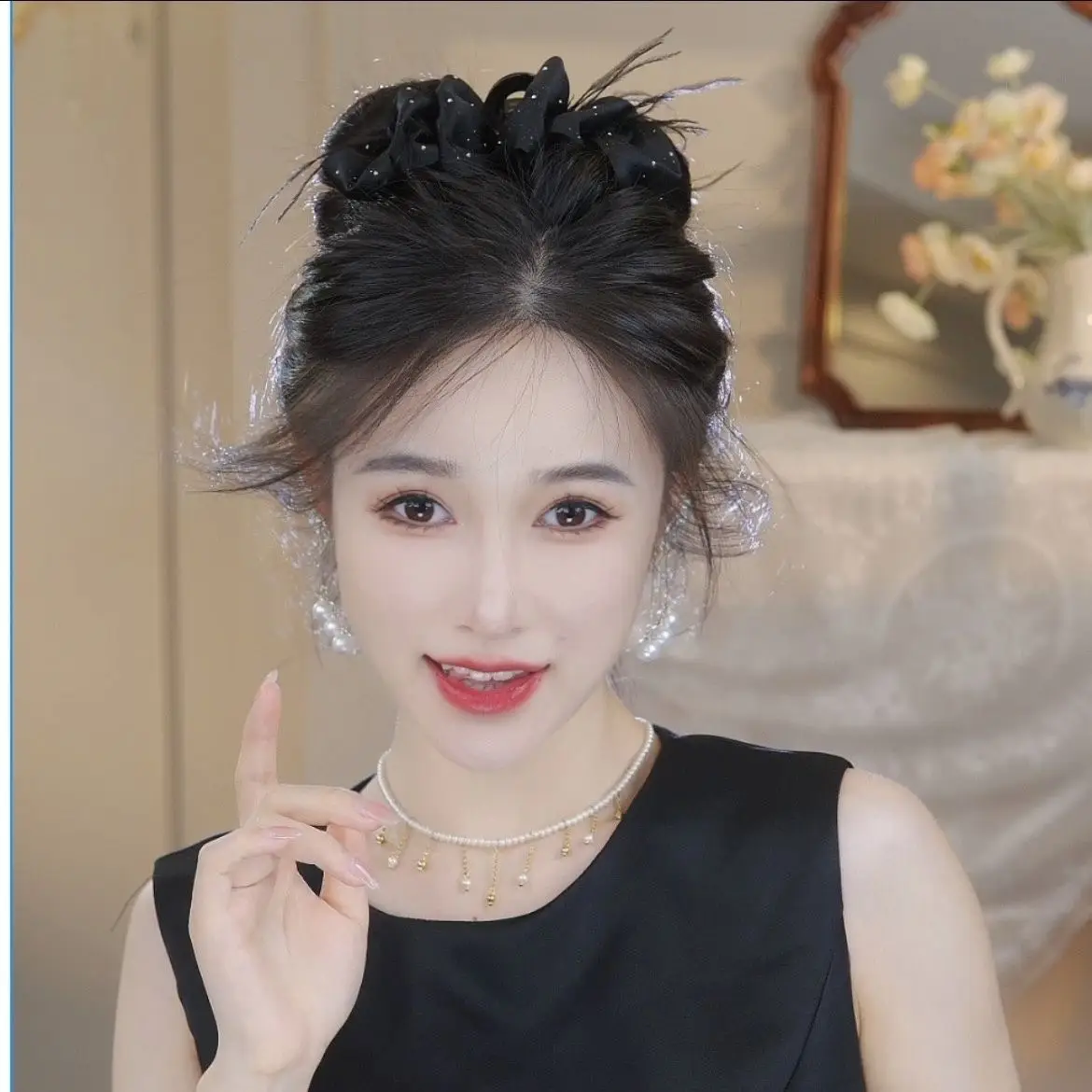 Black Butterfly Hairpin Bow Clip Back Head Accessories — feature 9