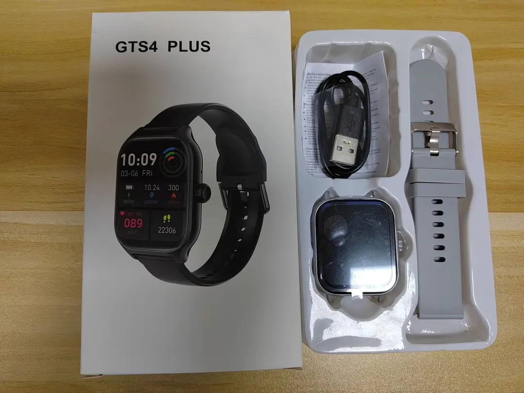Gts4 Smart Watch Bluetooth Call Heart Rate Blood Pressure Blood Oxygen Sleep Monitoring Sos Information Reminder Sports Watch