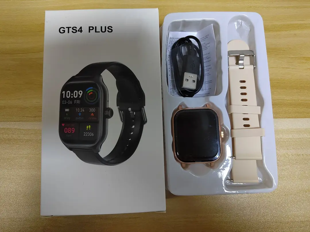 Gts4 Smart Watch Bluetooth Call Heart Rate Blood Pressure Blood Oxygen Sleep Monitoring Sos Information Reminder Sports Watch