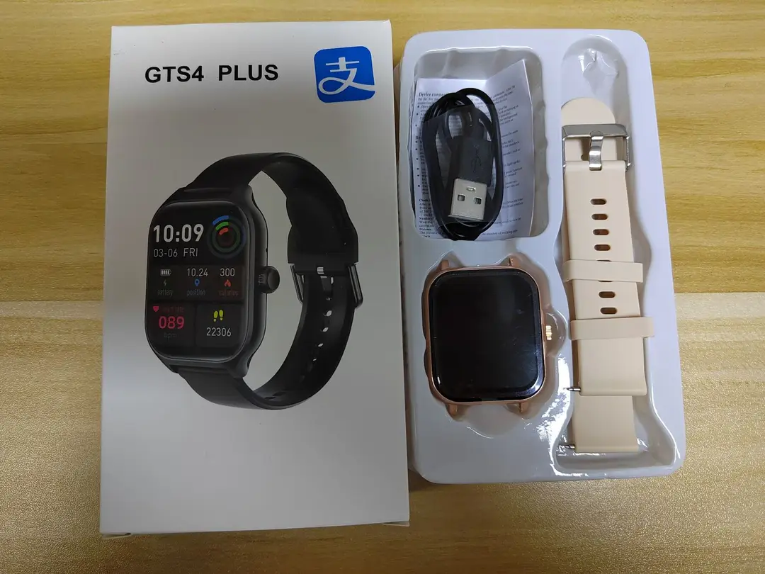 Gts4 Smart Watch Bluetooth Call Heart Rate Blood Pressure Blood Oxygen Sleep Monitoring Sos Information Reminder Sports Watch