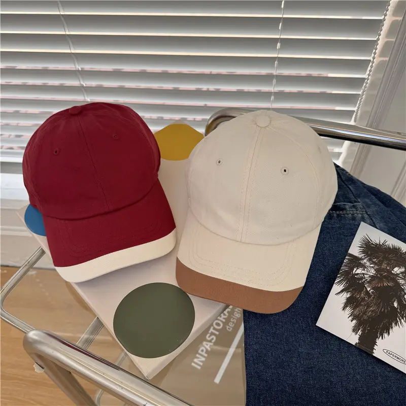 Women Baseball Cap with Wide Brim & Soft Top - Image 8