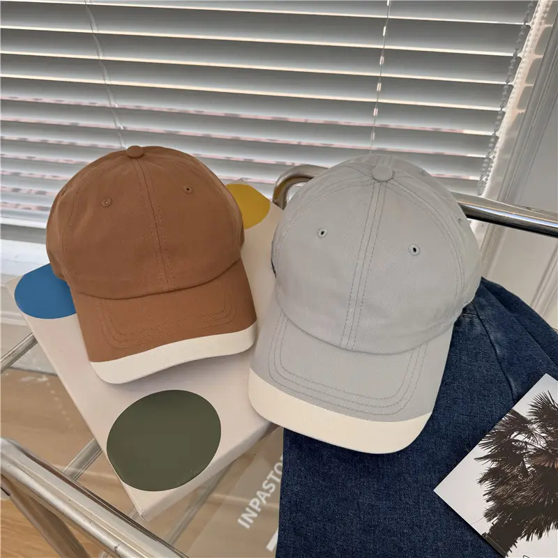Women Baseball Cap with Wide Brim & Soft Top - Image 9