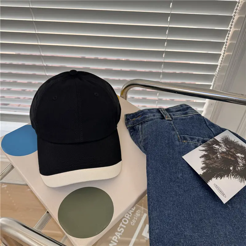 Women Baseball Cap with Wide Brim & Soft Top - Image 2