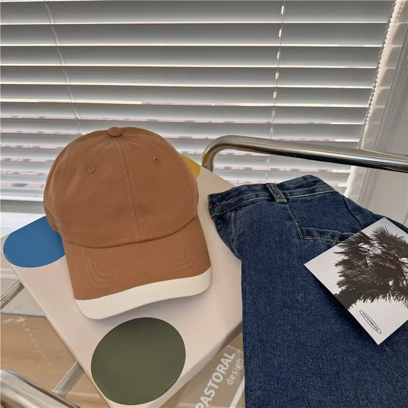 Women Baseball Cap with Wide Brim & Soft Top - Image 4
