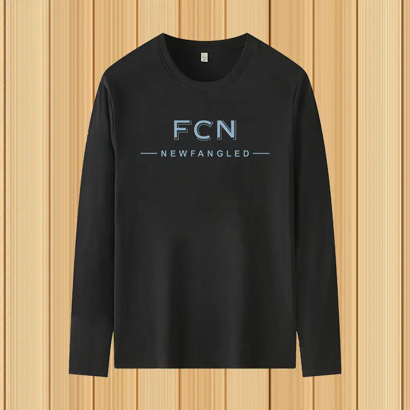 Men FCN Long Sleeve T-Shirt Blue Grey - Image 10