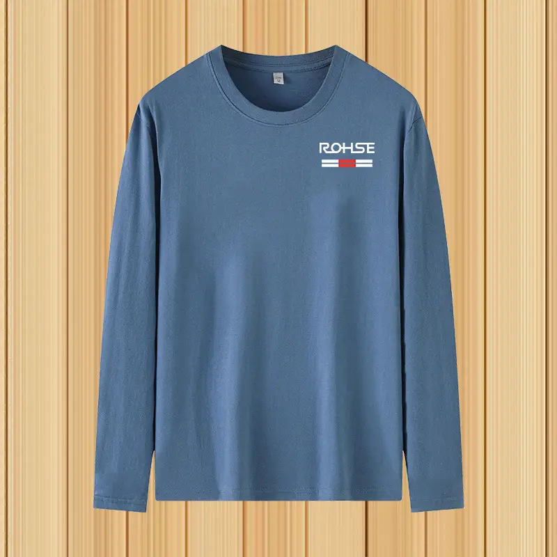 Men FCN Long Sleeve T-Shirt Blue Grey - Image 2