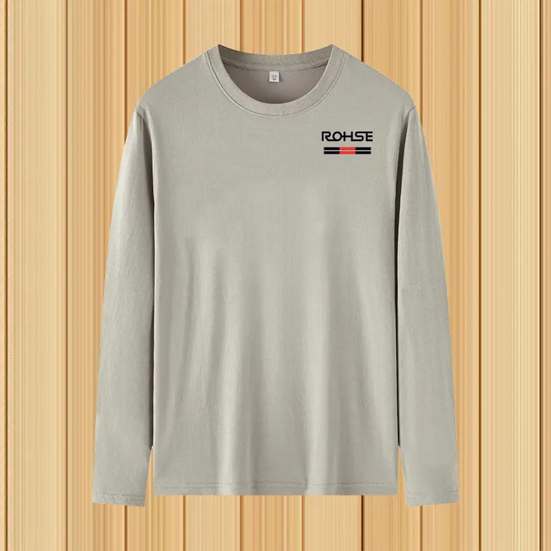 Men FCN Long Sleeve T-Shirt Blue Grey - Image 3