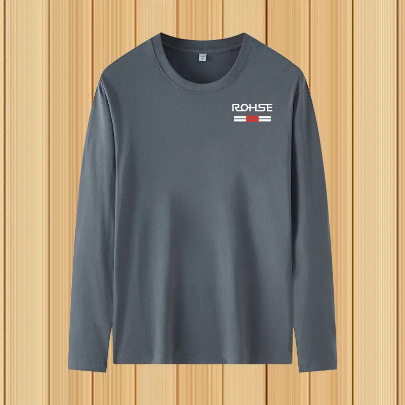 Men FCN Long Sleeve T-Shirt Blue Grey - Image 5