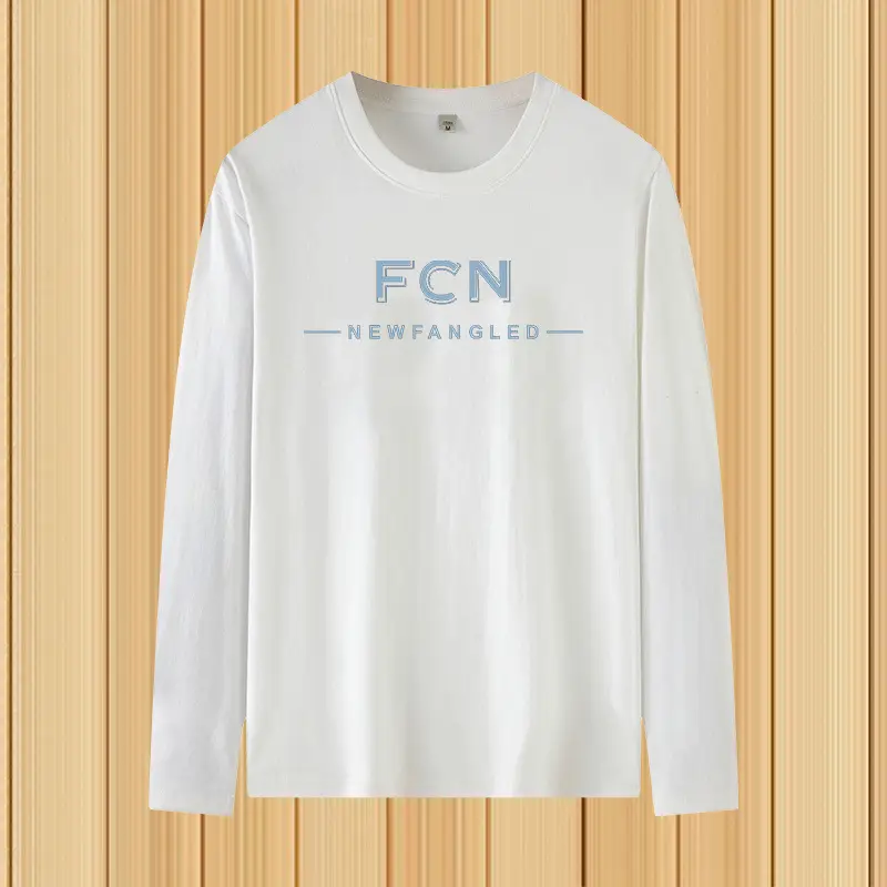 Men FCN Long Sleeve T-Shirt Blue Grey - Image 7