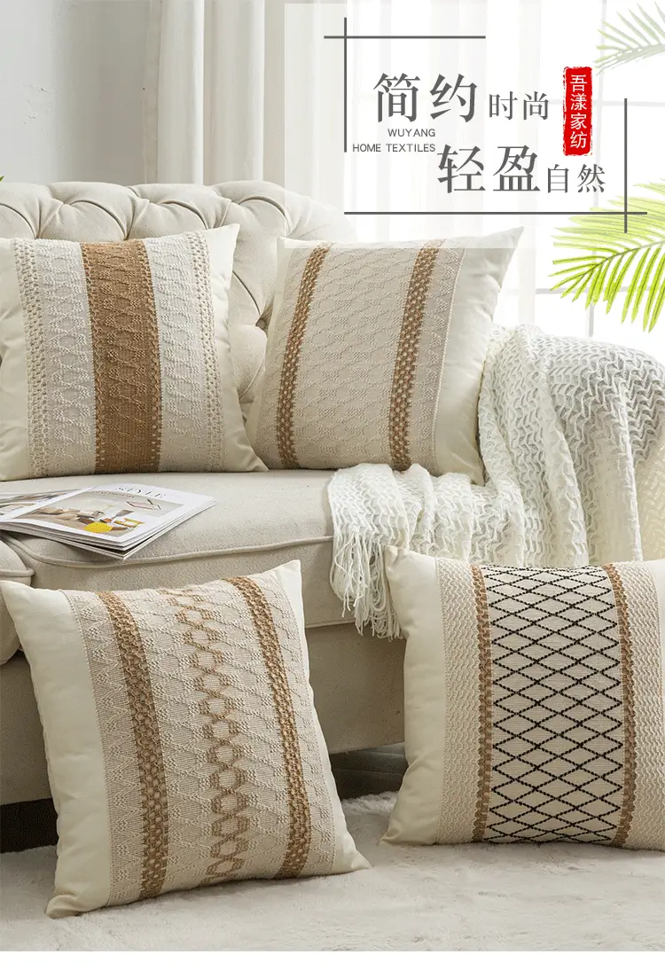 New Cotton Linen Boho Pillow Crossbody Sofa Decor — feature 1