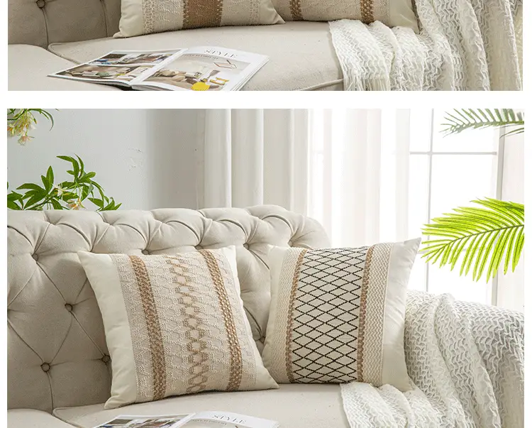 New Cotton Linen Boho Pillow Crossbody Sofa Decor — feature 11