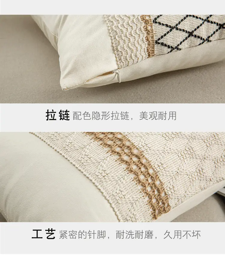 New Cotton Linen Boho Pillow Crossbody Sofa Decor — feature 4