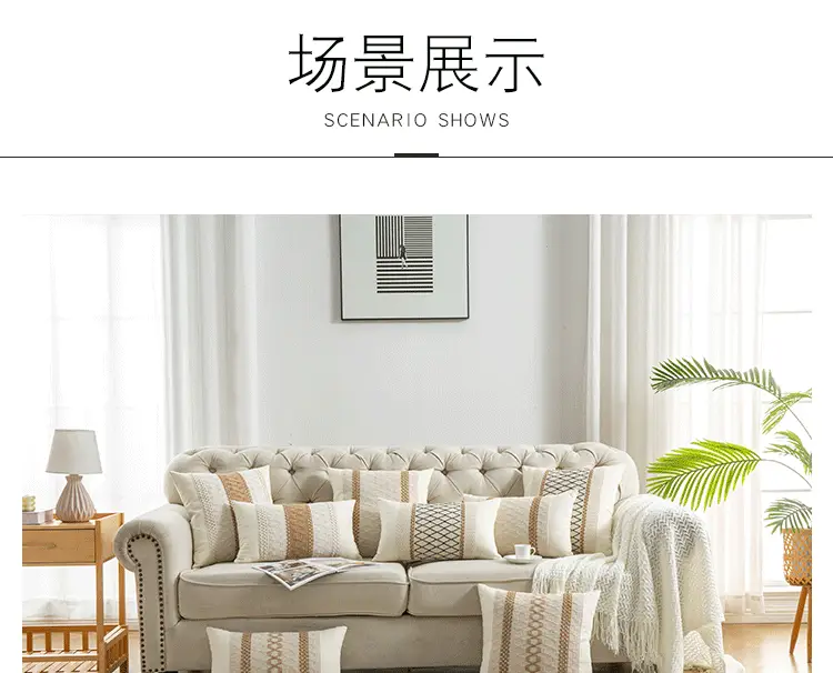New Cotton Linen Boho Pillow Crossbody Sofa Decor — feature 8