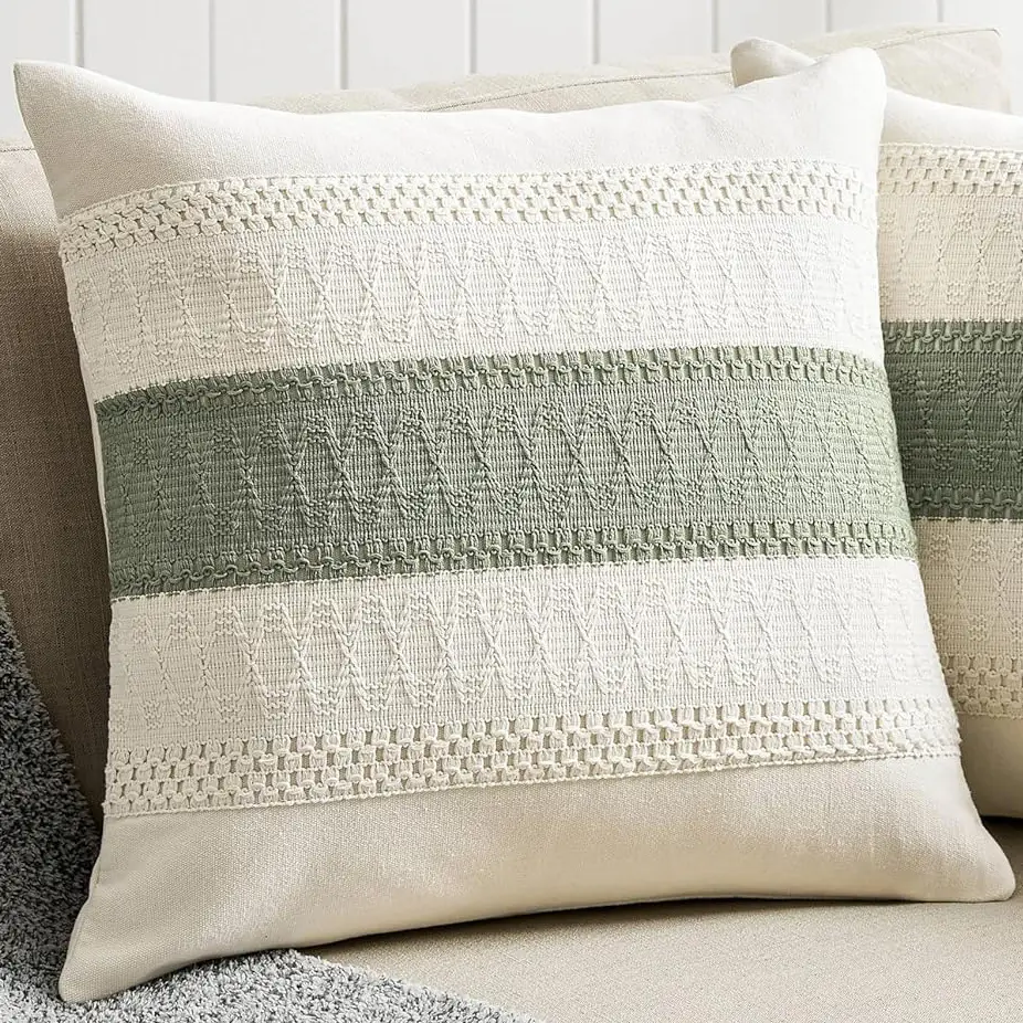 New Cotton Linen Boho Pillow Crossbody Sofa Decor - Image 14