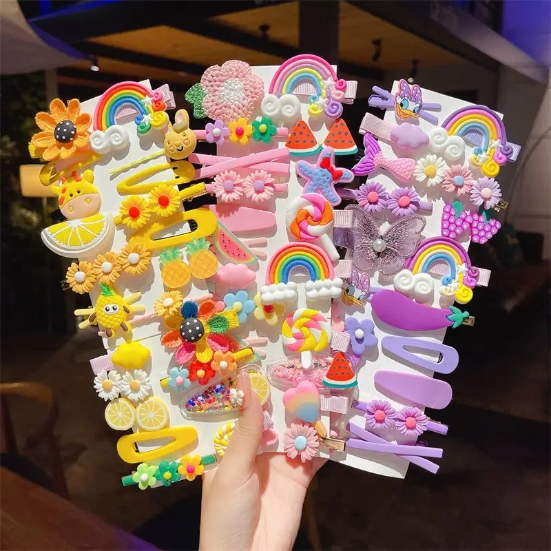 Cute Flower Side Clips for Girls Hair Accessories