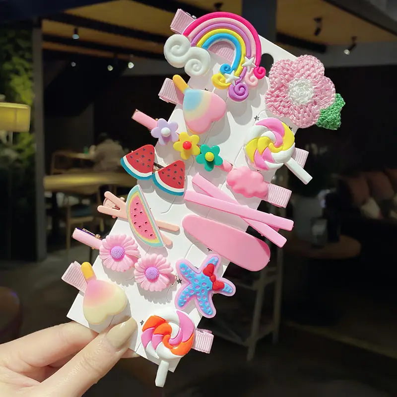 Cute Flower Side Clips for Girls Hair Accessories