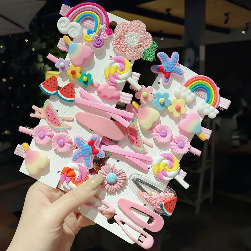 Cute Flower Side Clips for Girls Hair Accessories