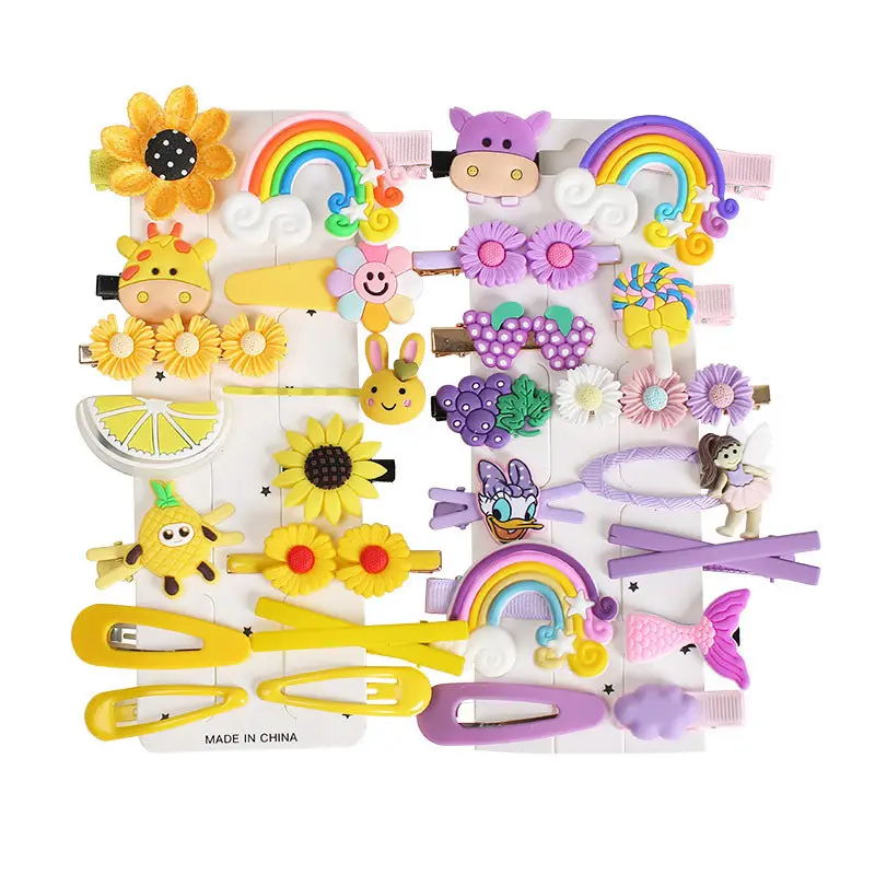 Cute Flower Side Clips for Girls Hair Accessories
