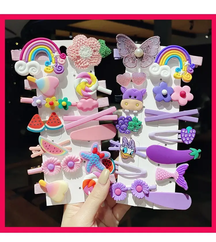 Cute Flower Side Clips for Girls Hair Accessories — feature 5