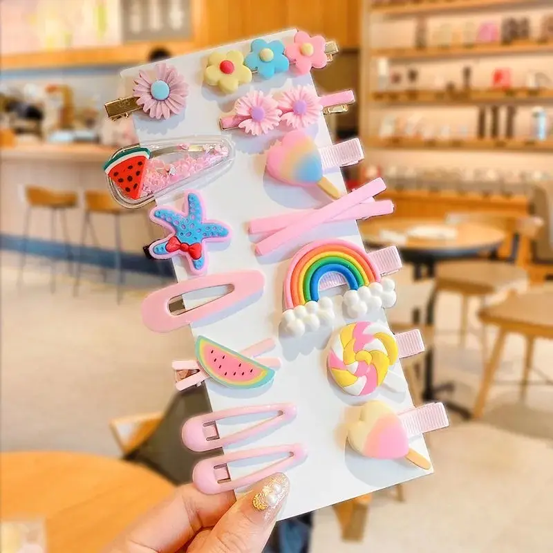 Cute Flower Side Clips for Girls Hair Accessories