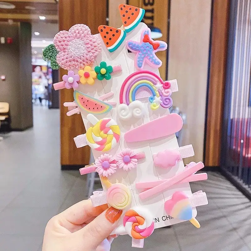 Cute Flower Side Clips for Girls Hair Accessories