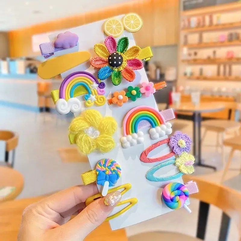 Cute Flower Side Clips for Girls Hair Accessories