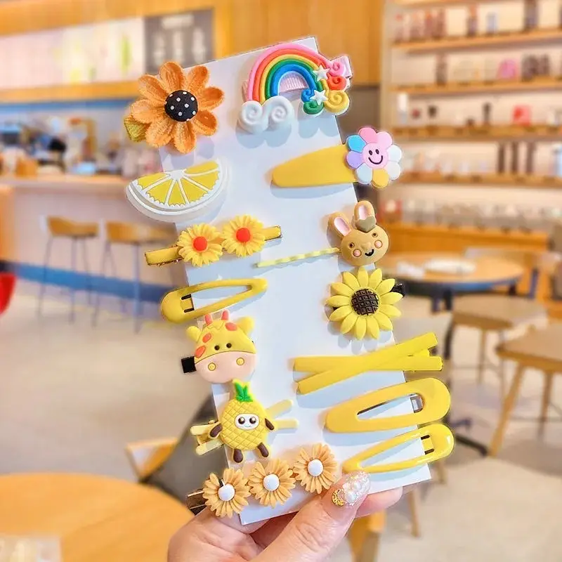 Cute Flower Side Clips for Girls Hair Accessories